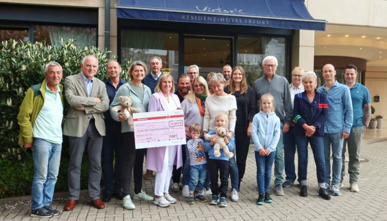 Spendenscheck-Übergabe an KiO in Erfurt 2023